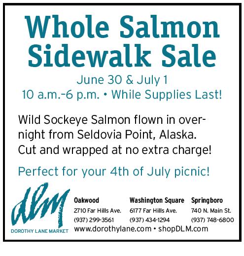 Whole Salmon Sidewalk Sale June 30 2012 and July 1 2012 Kettering Ohio